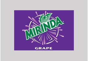 Mirinda Grape vector