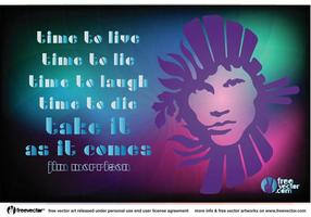 Vector de jim morrison