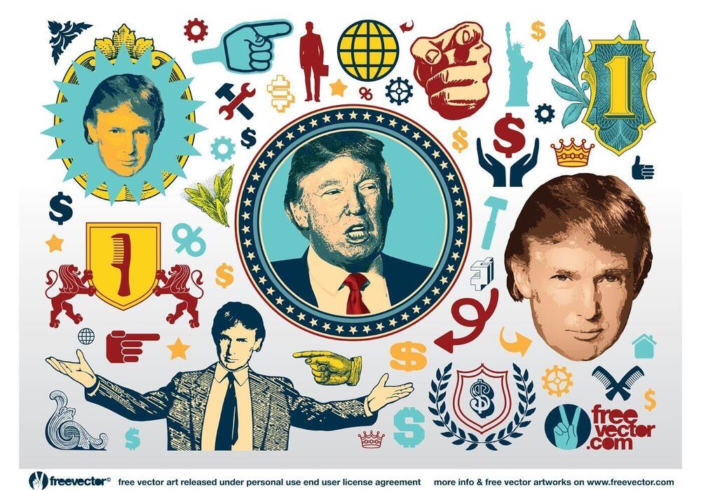 Free trump - Vector Art