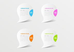 Labeled Speech Bubbles Vector Set