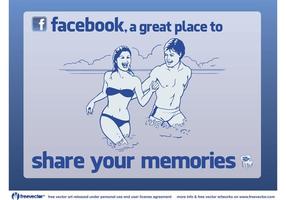 Facebook Share vector