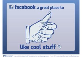 Facebook Like vector