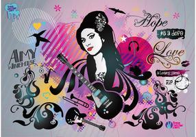 Amy Winehouse vector