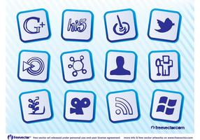 Libre Social Media Icons vector