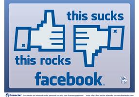 Facebook Like Dislike vector