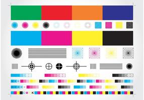 CMYK Chart vector