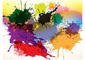 Free Paint Splatters & Spills Vectors