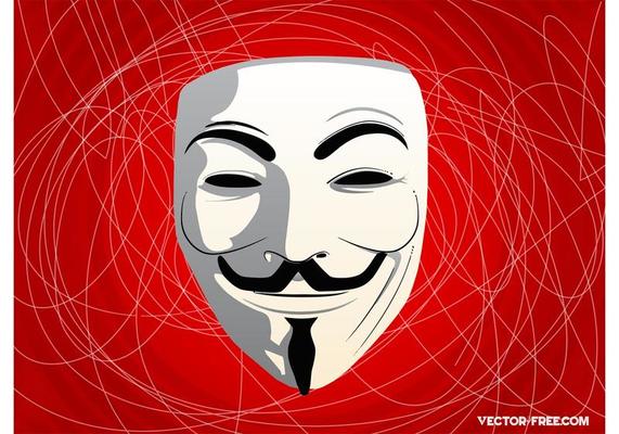 Anonymous mask logo. Unlock the intrigue of anonymity with this