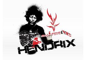 Jimi Hendrix gráficos vector