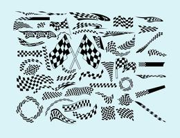 Racing Flags vector