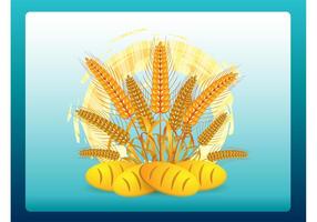 Logo de trigo vector