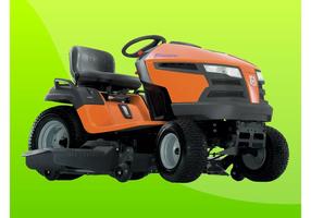 Lawn Tractor vector