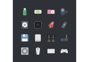 Tecnología Vector Icon Pack