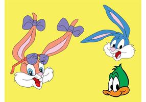 Personajes Looney Tunes vector