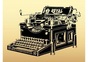 Royal Typewriter vector