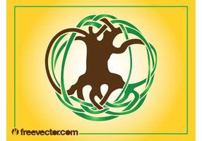 Abstract Tree Logo vector