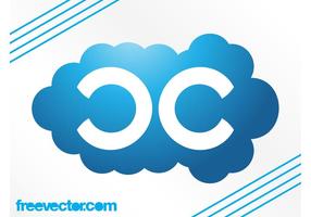 Plantilla de logotipo de la nube vector