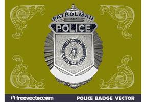 Police Badge Graphics vector