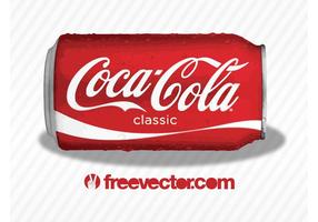 Coca-cola clásico puede vector