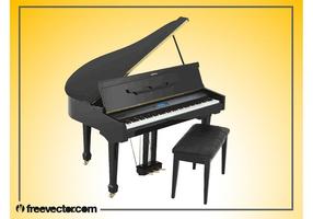 Grand Piano Vector Graphics