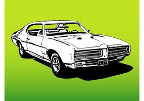 Retro Car Graphics vector