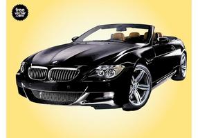 Black BMW vector
