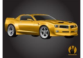 Pontiac firebird vector