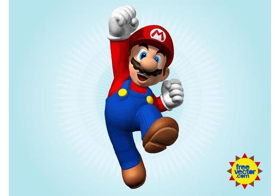 Super Mario Characters Vector Art & Graphics 