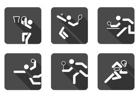 Ball Sports Icons Vector Set