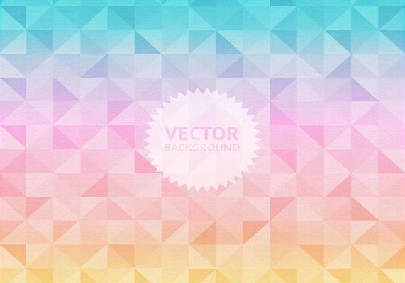 Pastel Geometric Background Vector