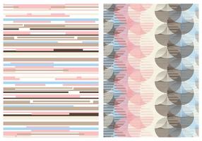 Retro Abstract Pastel Vector Background