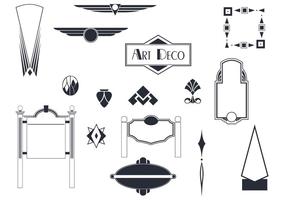 Art Deco Signs and Ornaments Vectors