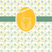 Floral Spring Easter Vector