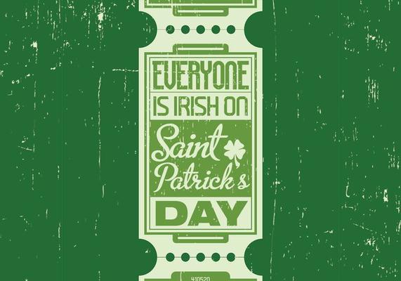 Irish St. Patrick's Day Vintage Background