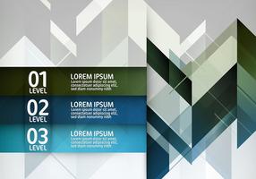 Geometric Infographic Vector Background