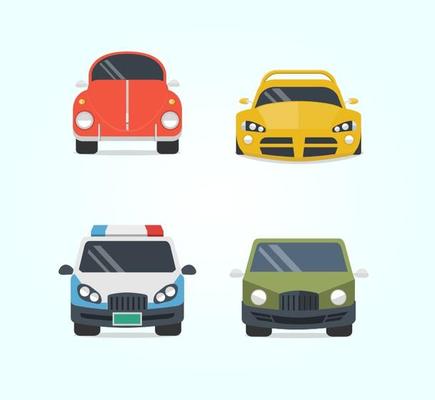 Various Cars Vector Set