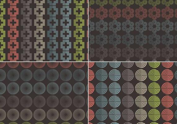 Abstract Seamless Vector Patterns