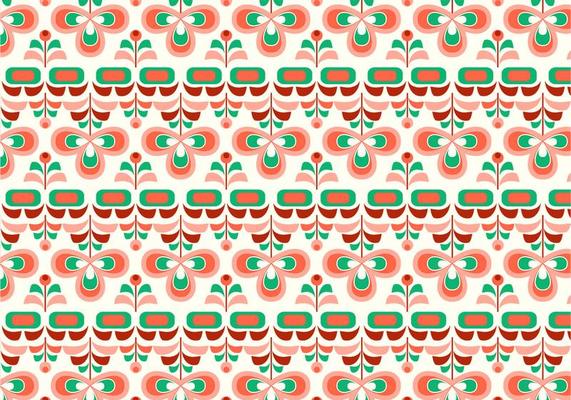 Retro 70s Vector Pattern