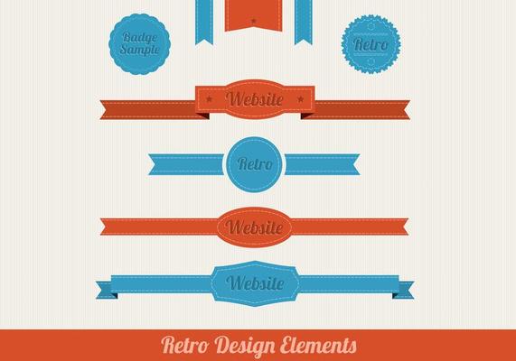 Retro Label and Badge Vectors