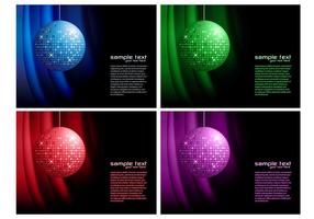 Disco Ball Background Vector