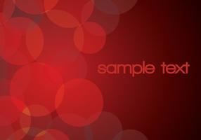 Red Glowing Circle Background Vector