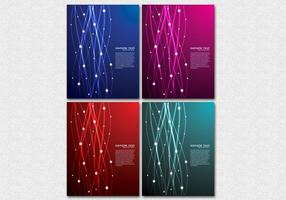 Glowing Lines Background Vector