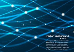 Blue Glowing Lines Background Vector