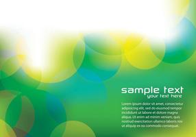 Green Bokeh Background Vector 