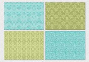 Decorative Damask Vector Patterns