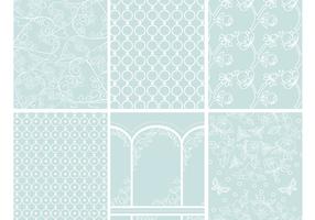 Romantic Patterns Backgrounds Vector Pack