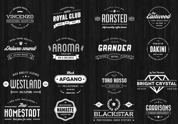 Vintage Badge Vector Pack