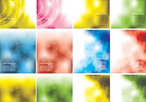 Abstract Bokeh Background Vector Pack