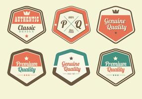 Retro Premium Label Vector Set