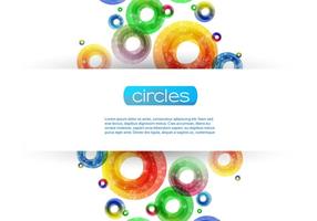 Sparkly Circle Background Vector